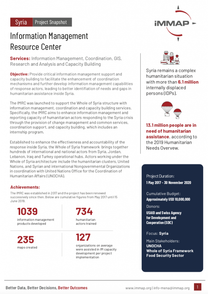 Information Management Resource Center
